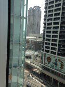 ハルカスからＱｚモールを見下ろす